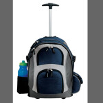 Port Authority® - Wheeled Backpack. Navy/Dark Grey